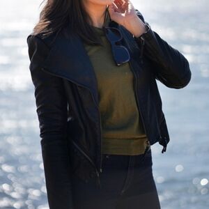 BLANKNYC Faux Leather Jacket Size M